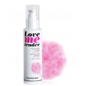 Съедобное согревающее массажное масло Love Me Tender Cotton Candy с ароматом сладкой ваты - 100 мл. - Love to Love - купить с доставкой в Королеве