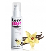 Съедобное согревающее массажное масло Love Me Tender Vanilla с ароматом ванили - 100 мл. - Love to Love - купить с доставкой в Королеве