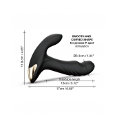 Черный вибромассажер простаты Multi P-Joy с 3 моторами - Dorcel - в Королеве купить с доставкой