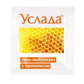 Гель-лубрикант «Услада с прополисом» - 3 гр. - Биоритм - купить с доставкой в Королеве