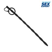 Черный стимулятор уретры Sex Expert - Sex Expert - купить с доставкой в Королеве