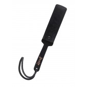 Черный кожаный пэддл - 37 см. - Pecado - купить с доставкой в Королеве