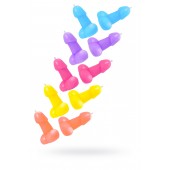 Набор из 10 разноцветных свечей в форме пениса - Pecado - купить с доставкой в Королеве