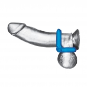 Комплект из 2 эрекционных колец-восьмерок 2-Pack Duo Cock And Ball Stamina Enhancement Ring - BlueLine - в Королеве купить с доставкой
