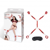 Красная фиксация на матрас Classic Bedspreader - Lux Fetish - купить с доставкой в Королеве