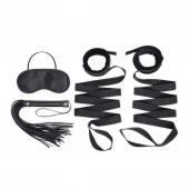 Эротический набор 4PC Bondage Bed Strap   Flogger Kit - Lux Fetish - купить с доставкой в Королеве