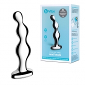 Стальной анальный фаллоимитатор для простаты Stainless Steel Anal Beads - 13 см. - b-Vibe - в Королеве купить с доставкой