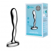 Стальной стимулятор простаты Stainless Steel Prostate Plug - 11,5 см. - b-Vibe - в Королеве купить с доставкой