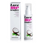 Съедобное согревающее массажное масло Love Me Tender Cocos с ароматом кокоса - 100 мл. - Love to Love - купить с доставкой в Королеве