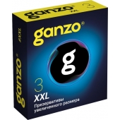 Презервативы увеличенного размера Ganzo XXL - 3 шт. - Ganzo - купить с доставкой в Королеве