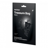 Черный мешочек для хранения игрушек Treasure Bag L - Satisfyer - купить с доставкой в Королеве