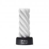 Белый 3D мастурбатор SPIRAL - Tenga - в Королеве купить с доставкой