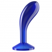 Синяя анальная втулка Flawless Clear Prostate Plug 6.0 - 15 см. - Lovetoy - в Королеве купить с доставкой