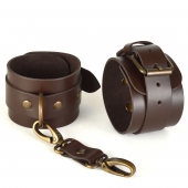 Коричневые наручники IDEAL - Sitabella - купить с доставкой в Королеве