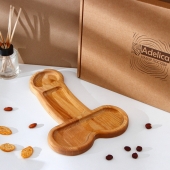 Деревянное блюдо для подачи в форме члена (32,5 х 20 х 1,7 см) - Сима-Ленд - купить с доставкой в Королеве