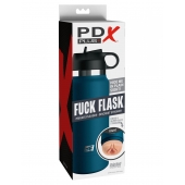Мастурбатор-вагина в синей колбе F*ck Flask - Pipedream - в Королеве купить с доставкой