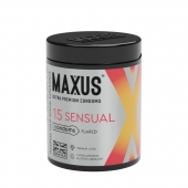 Анатомические презервативы MAXUS Sensual - 15 шт. - Maxus - купить с доставкой в Королеве