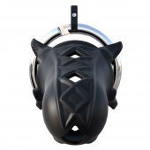 Черный замок верности Extreme Silicone Cock Blocker - Pipedream - купить с доставкой в Королеве