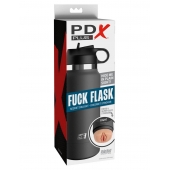 Серый мастурбатор в виде бутылки F*ck Flask - Pipedream - в Королеве купить с доставкой