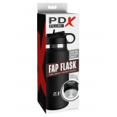 Черный мастурбатор в виде бутылки Fap Flask - Pipedream - в Королеве купить с доставкой