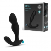 Черный утяжеленный анальный стимулятор Rocker Plug - 12 см. - b-Vibe - в Королеве купить с доставкой