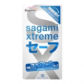 Презервативы Sagami Xtreme Ultrasafe с двойным количеством смазки - 10 шт. - Sagami - купить с доставкой в Королеве