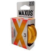 Презервативы анатомической формы Maxus Sensual - 3 шт. - Maxus - купить с доставкой в Королеве