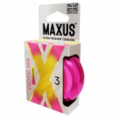 Ароматизированные презервативы Maxus Exotic Mix - 3 шт. - Maxus - купить с доставкой в Королеве