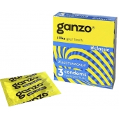 Классические презервативы с обильной смазкой Ganzo Classic - 3 шт. - Ganzo - купить с доставкой в Королеве