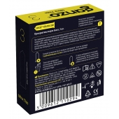 Ультратонкие презервативы Ganzo Ultra thin - 3 шт. - Ganzo - купить с доставкой в Королеве