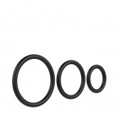 Набор из 3 чёрных колец различного диаметра - Baile - в Королеве купить с доставкой