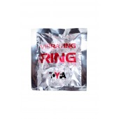 Прозрачное эрекционное кольцо с вибратором  и подхватом - Toyfa Basic - в Королеве купить с доставкой