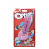 Фиолетовое эрекционное кольцо с вибрацией и пальчиком OYEAH PURPLE - Screaming O - в Королеве купить с доставкой