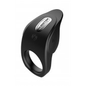 Черное эрекционное виброкольцо Vibro Lust Ring - MALESATION - в Королеве купить с доставкой