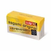 Презервативы увеличенного размера Sagami Original 0.02 XL-size - 12 шт. - Sagami - купить с доставкой в Королеве