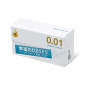Увлажнённые презервативы Sagami Original 0.01 Extra Lub - 12 шт. - Sagami - купить с доставкой в Королеве