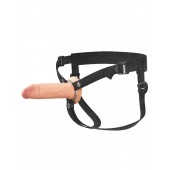 Полый страпон на ремнях 6’’ Hollow Silicone Strap-on - Pipedream - купить с доставкой в Королеве