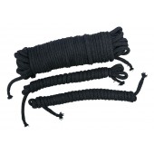 Чёрные хлопковые верёвки для бондажа - Orion - купить с доставкой в Королеве