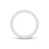 Белое люминесцентное эрекционное кольцо Silicone Glo Cock Ring - Blush Novelties - в Королеве купить с доставкой