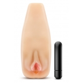 Мастурбатор-вагина с вибрацией Soft   Wet Natasha Realistic Beige Masturbator - Blush Novelties - в Королеве купить с доставкой