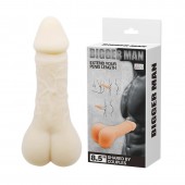 Мастурбатор-насадка Bigger Man - 21,5 см. - Baile - в Королеве купить с доставкой
