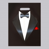 Пакет «Смокинг» полиэтиленовый с вырубной ручкой (30х40 см) - UPAK LAND - купить с доставкой в Королеве