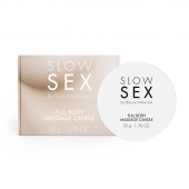 Массажная свеча для всего тела Slow Sex - 50 гр. - Bijoux Indiscrets - купить с доставкой в Королеве