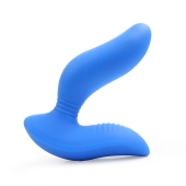 Синий вибромассажер простаты 3,5’’ Curve P-spot Massager - 12 см. - Erokay - в Королеве купить с доставкой