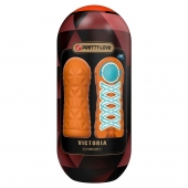 Оранжевый мастурбатор Victoria - Baile - в Королеве купить с доставкой