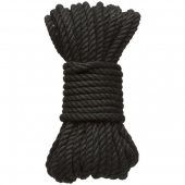 Черная верёвка для связывания и фиксации Bind Tie - 9,14 м. - Doc Johnson - купить с доставкой в Королеве