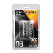 Прозрачная насадка с шипами и шишечками STAY HARD COCK SLEEVE 03 CLEAR - Blush Novelties - в Королеве купить с доставкой