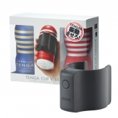 Набор Tenga Cup Vibrator 1st Set: вибратор Cup Vibrator, мастурбатор Original Vacuum Cup, мастурбатор Premium Original Vacuum Cup - Tenga - в Королеве купить с доставкой