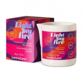 Массажная свеча Light My Fire Coconut с ароматом кокоса - 65 гр. - Love to Love - купить с доставкой в Королеве
