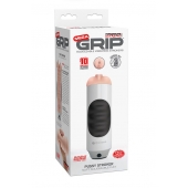 Мастурбатор-вагина Extreme Toyz Mega Grip Vibrating Stroker Mouth - Pipedream - в Королеве купить с доставкой